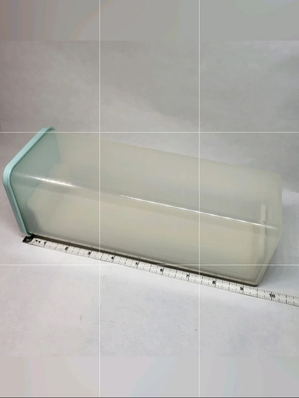 Tupperware Velveeta Cheese Keeper Green Lid Tray Clear #1696-8 #1698-8 #1697-7